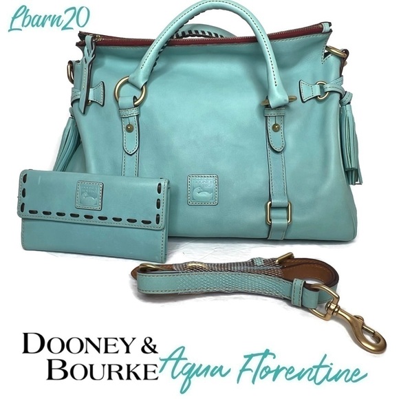 Dooney and Bourke DB AQUA Florentine Wallet - Picture 5 of 5